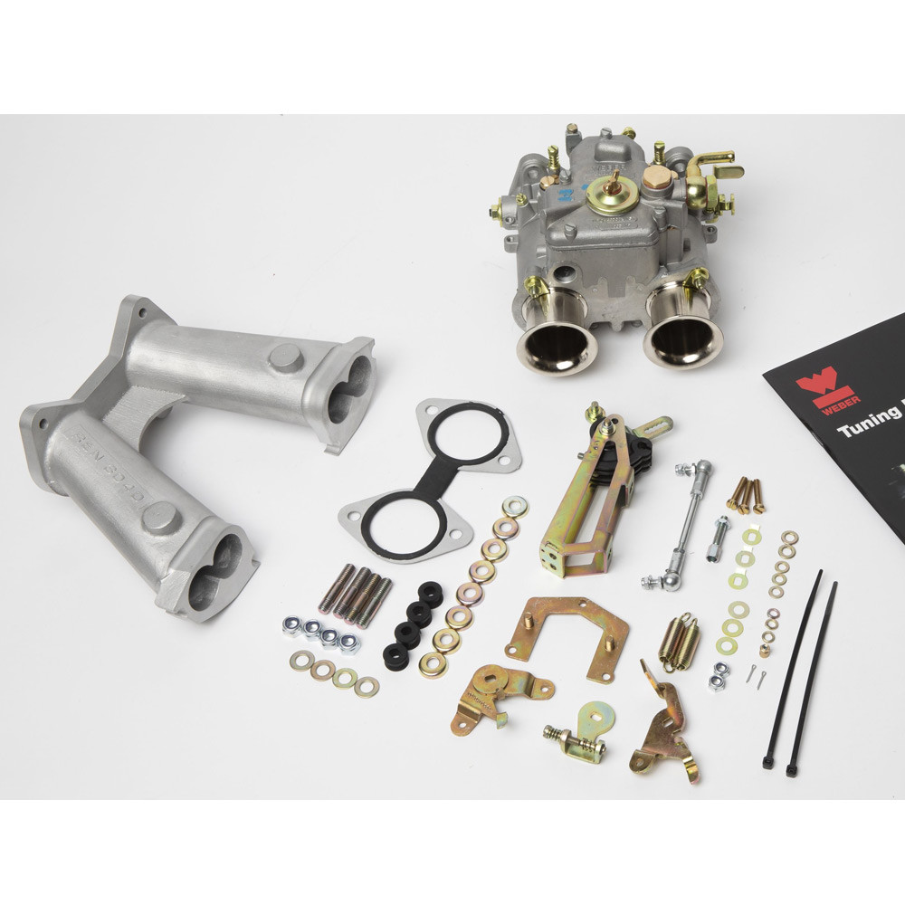 Kit carburateur + pipe d'admission Weber 1x 40DCOE Renault 8/10 - W-PRE101 - PRE101 - 3661768406014