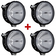 H3 183mm high beam spotlight pack (x4)