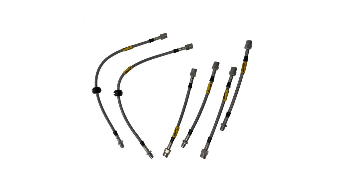 Kit flexibles de frein Goodridge VK6 BMW 7 Series E38 avec antipatinage 1995-2001