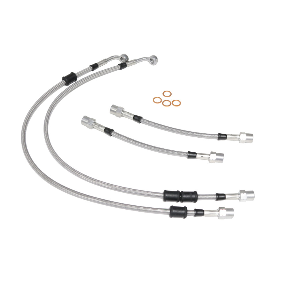 Kit flexibles de frein Goodridge VK4 Renault R5 Alpine (arrière Tambour) - G-TRN0125-4P - SRN0125-4F - 3661768554296