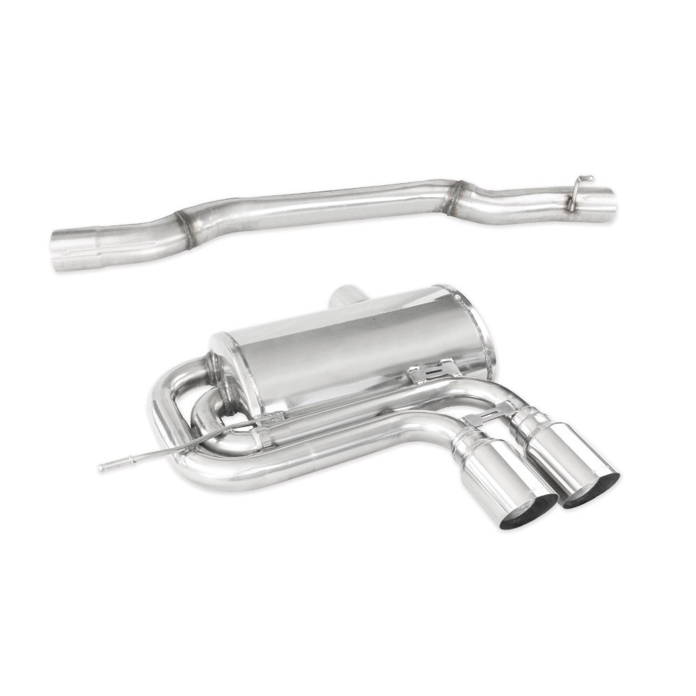 Scarico Inoxcar Silenziatore Terminale Centrale 2X90 RACING MINI COOPER (F55-F56) 2.0 S (192cv) 14+ /JCW (231cv) 14+ - IC-MICO19RA - MICO.19.RA - 3661768261330