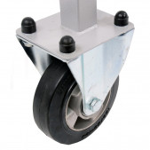 Wagen ? Stahlreifen Epoxydharzlackierung grau Länge 1,3m Alu- und Gummiräder - GT2i