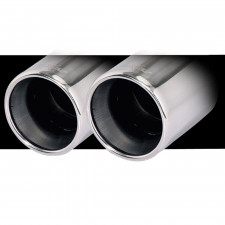 Posteriore acciaio inox silenziatore centrale DX+SX ALFA ROMEO GIULIA Q4 VELOCE 2.0 Turbo 280cv 2016- diam.70