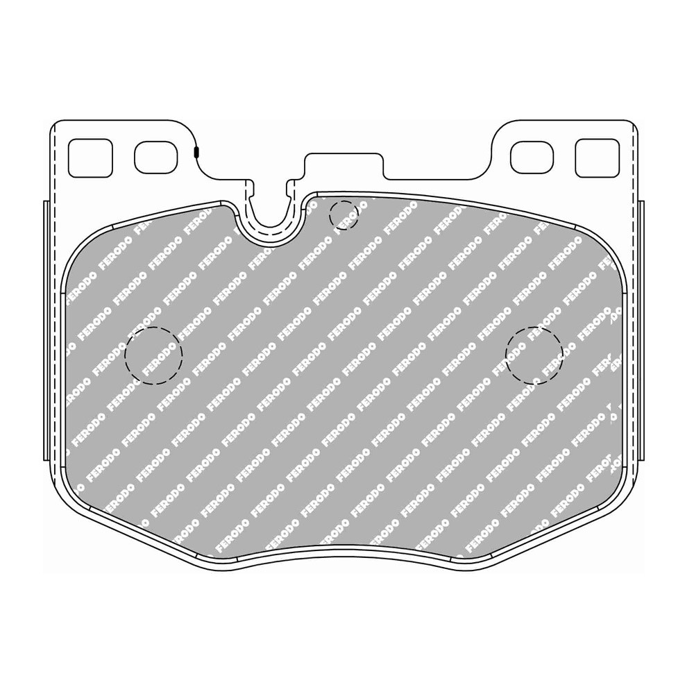 Plaquettes de frein Ferodo DS2500 BMW série 3 318D (après 2019) - F-CP5055H - FCP5055H - 3661768753828