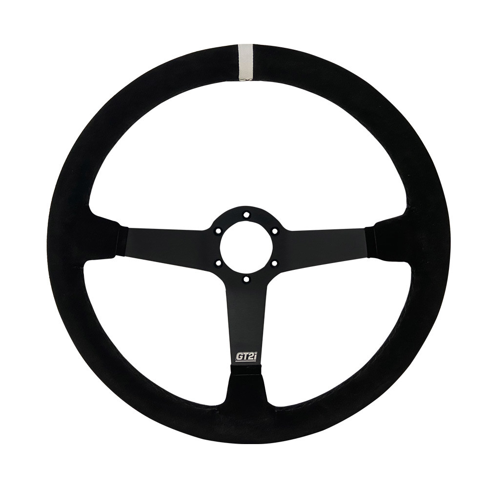 Volante GT2i Pro 380 pelle scamosciata Nero/Nero 65mm - MR-VOL004-P - 3661768238844