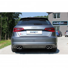 Echappement Inoxcar Silencieux Arrière + Soupapes avec moteur électrique de série / AUDI S3 8V SPORTBACK 2.0i TFSI 300cv ap2013