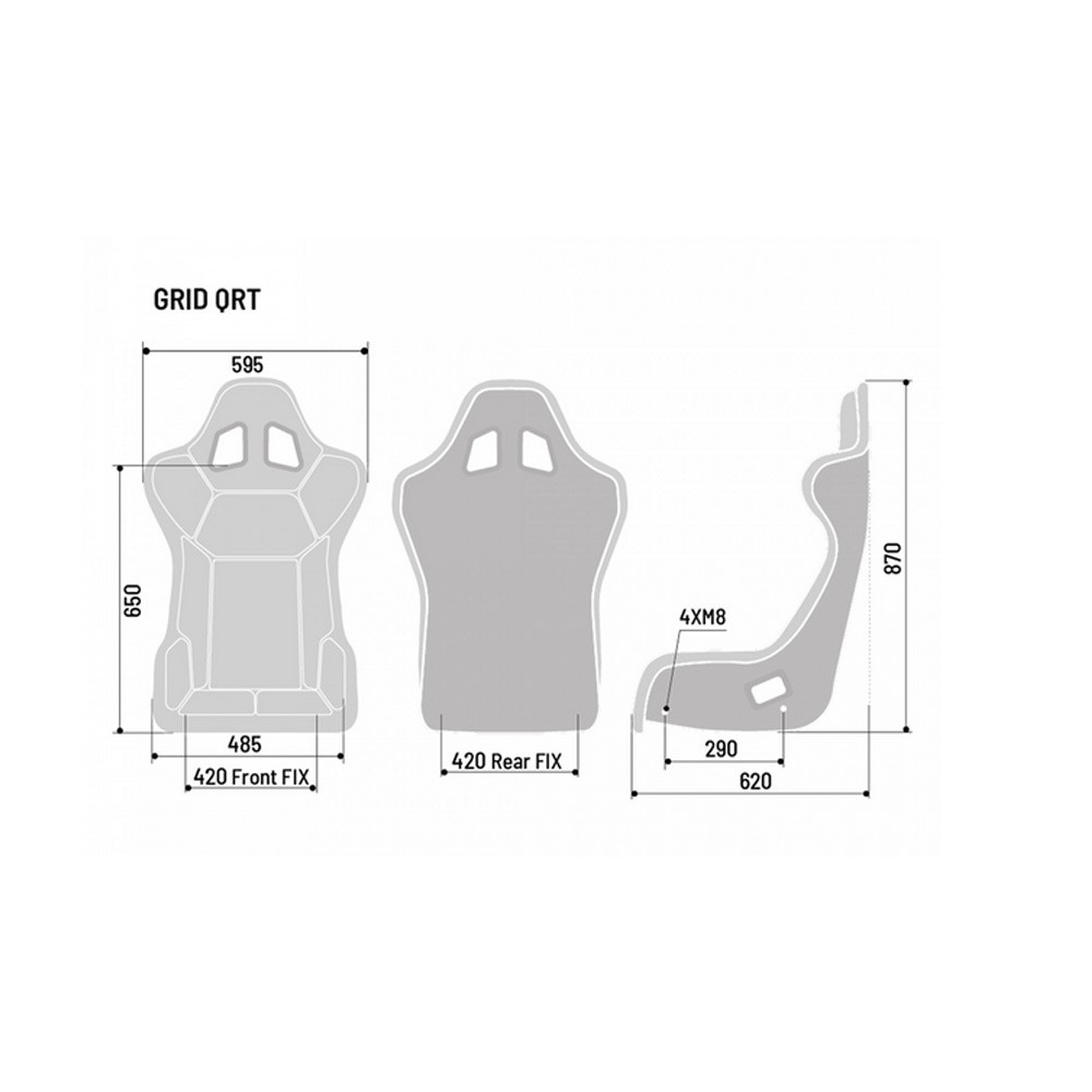 Schalensitz Sparco Grid Q Fibre FIA - 008009RNR - 008009RNR - 8033280274818