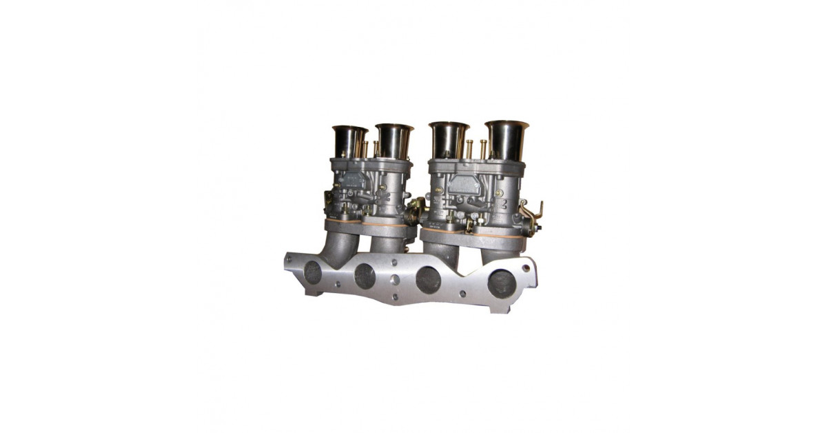 Kit carburteur + pipe d'admission Weber 2x 45DCOE Ford Duratec 2.0/2.3
