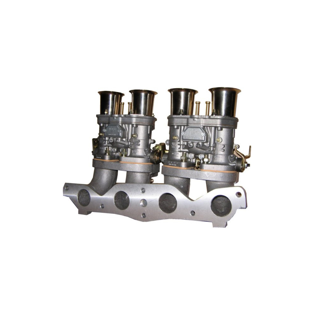 Kit carburateur + pipe d'admission Weber 2x 45DCOE Ford Duratec 2.0/2.3 - W-PFO207 - PFO207 - 3661768405895