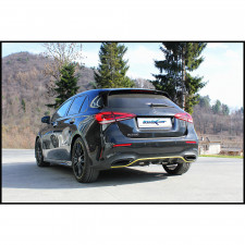 Inoxcar Left + Right Rear Muffler Mercedes Classe A 250 W177 2.0 After 2018