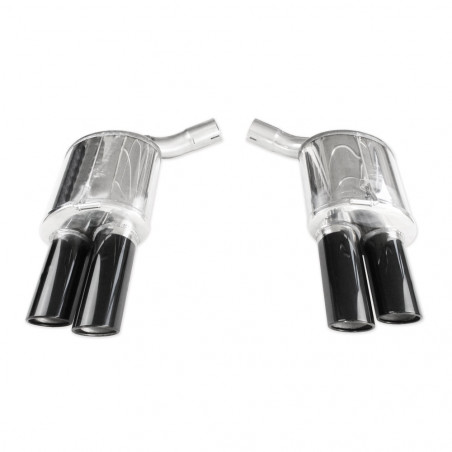 Endschalldämpfer hinten Inoxcar 2X90XR Black Porsche Panamera 4S 4.8 2009-2013