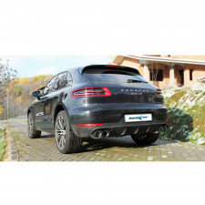 Terminal ohne Schalldämpfer Inoxcar 2X100Racing Durchmesser 100 rechts und links Porsche Macan S 3.0TDi