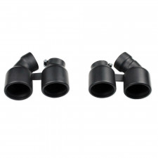Silencieux Arrière 2x90 Black ceramic Inoxcar Droit et Gauche Porsche 911 991 3.8