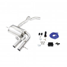 Inoxcar Rear muffler Lef + Right + valve Renault Megane 4 RS 1.8turbo after 2018