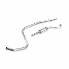 Inoxcar center pipe with muffler Ford Fiesta Mk8 1.0 100cv after 2018