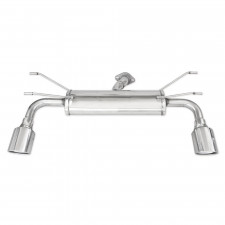 Terminal inox 100mm X-RACE D+G FIAT 124 1.4T 140cv 2016-