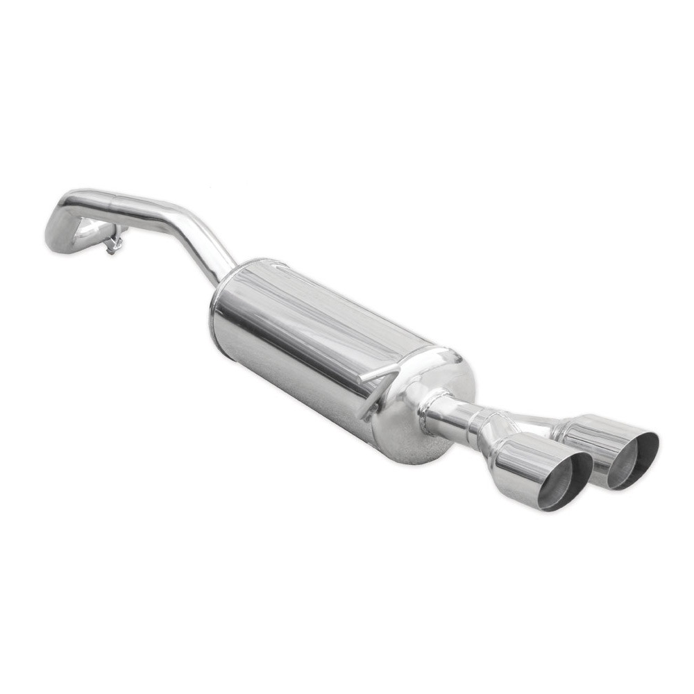 Terminal inox 2x80mm Racing SEAT IBIZA SC 6J 1.2 Tsi FR 110cv 2015- - IC-SEIB25RA - SEIB.25.RA - 3661768561027