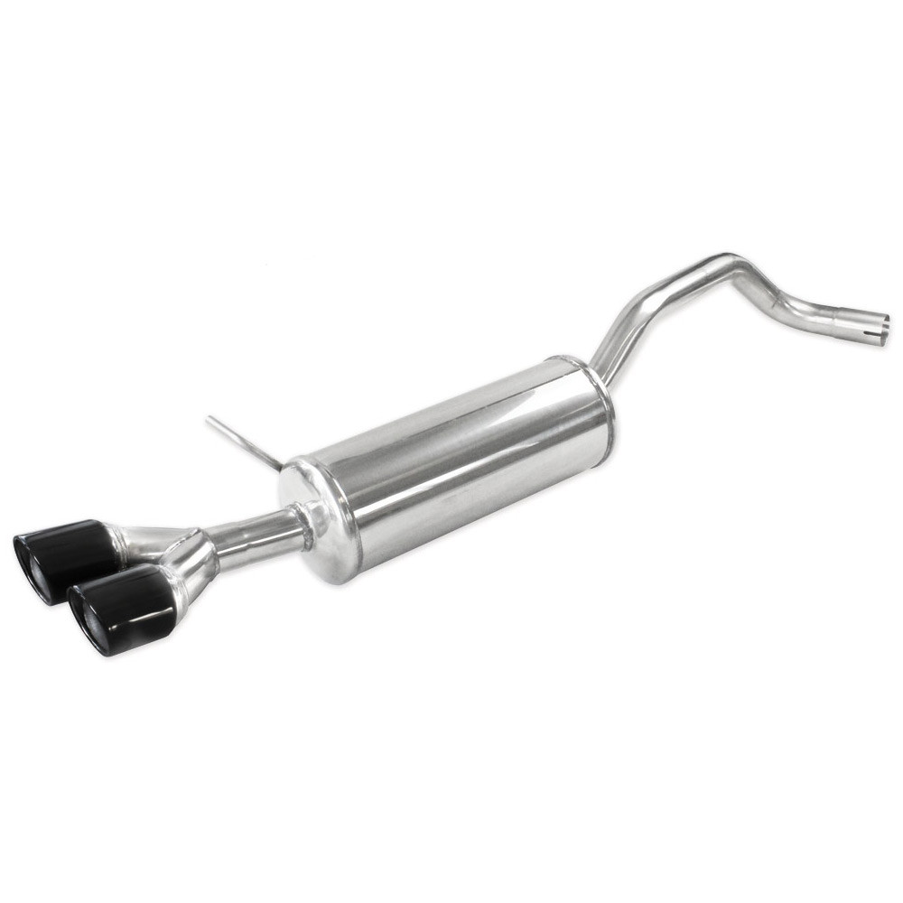 Rear silencer, end pipe 2x80mm X-Race noir SEAT IBIZA SC 6J 1.2 Tsi FR 110cv 2015- - IC-SEIB25XR80BK - SEIB.25.XR80BLACK - 3661768561041