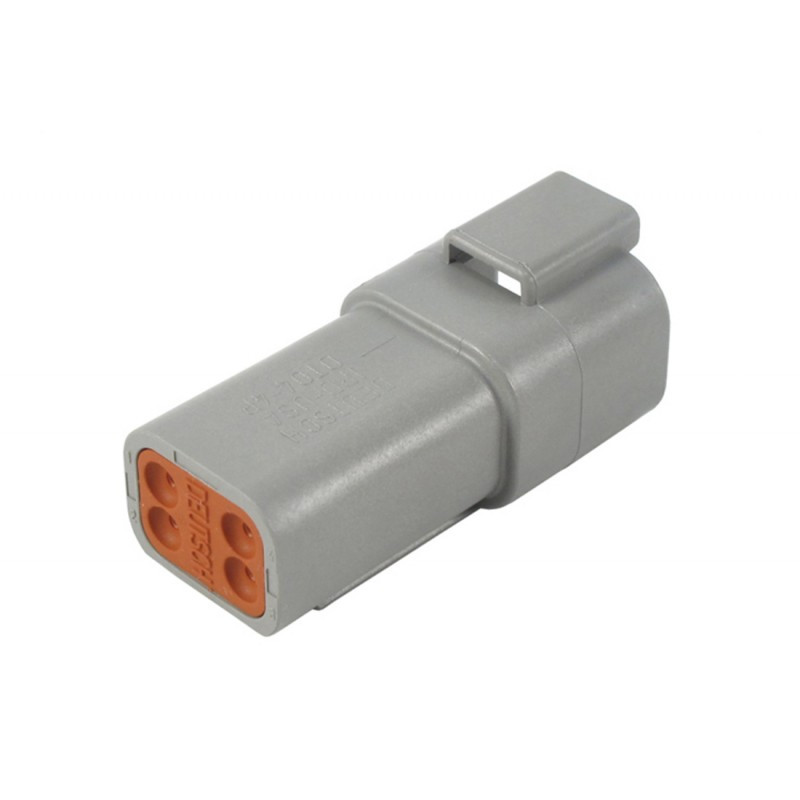 Connecteur DEUTSCH DT femelle 4 Pins - EL-DT-4F - DT04-4P - 3661768527504