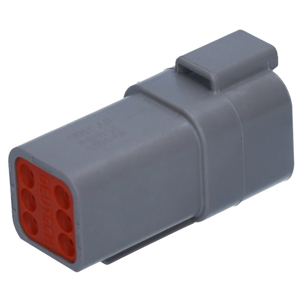 Connecteur DEUTSCH DT femelle 6 Pins - EL-DT-6F - DT04-6P - 3661768527528