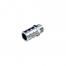 TakeOff aluminium pipe adapter M3/8BSP - 19 mm