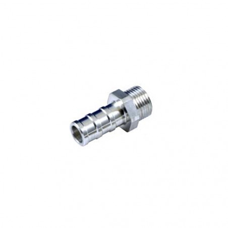 Hose adaptor TakeOff alu M3/8BSP - 13 mm