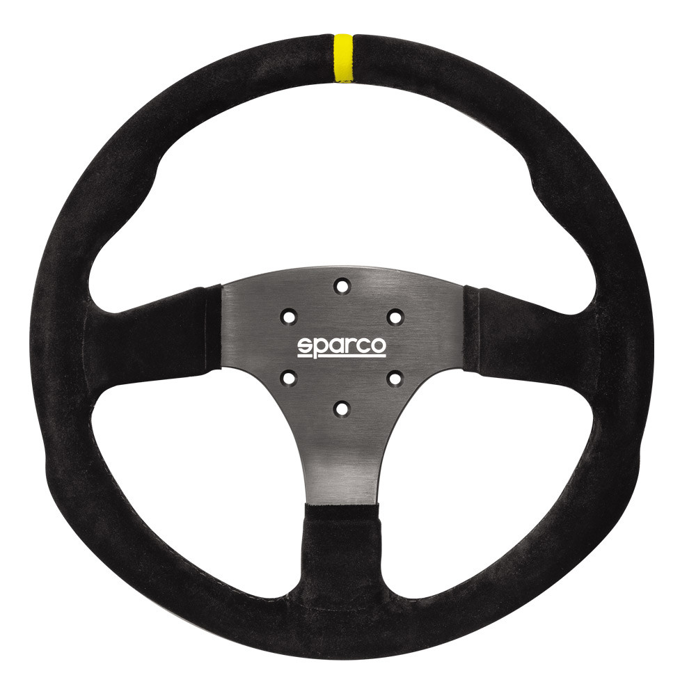 Sparco R330 suede steering wheel - 015R330CSO - 015R330CSO - 8033280384661