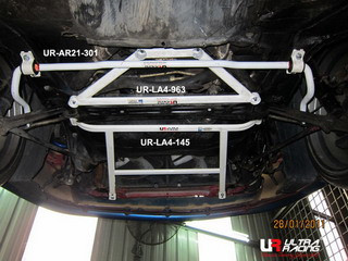 Renfort en H/ barre de cadre Avant Toyota MR2 91-99 SW20 4 points - U-216710 - UR-LA4-963 - 3661768654101