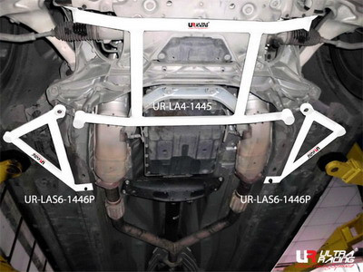 Rinforzo in H/ barra di struttura anteriore Nissan 370Z /Infiniti G37  2x3 punti - U-219775 - UR-LS6-1446P - 3661768660133