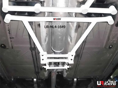 Untere Seitenverstärkung Mitte und hinten Mini Cooper S R56 /Clubman 4 Punkte - U-219808 - UR-ML4-1650 - 3661768660461