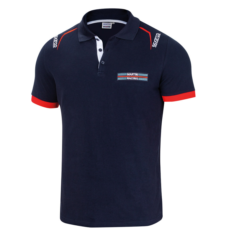 Polo ricamo Sparco Martini Racing - 01276MR.BL.S - 01276MRBI1S - 8033280474645