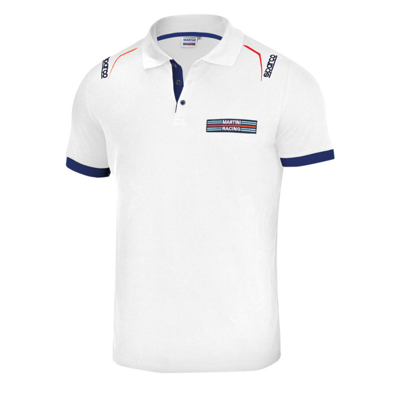 Polo-Shirt mit Sparco Martini Racing-Stickerei - 01276MR.BL.S - 01276MRBI1S - 8033280474645