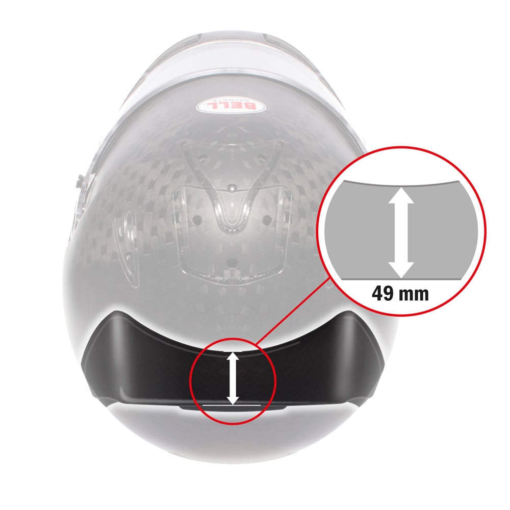 Spoiler posteriore Bell RS7, HP7, KC7 chiaro - BEL-SPO-HP7.M - 2050033