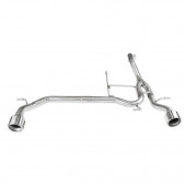 Terminal INOXCAR SUZUKI Swift Sport 1,4 hybrid 2020 ohne Schalldämpfer Einzelausgang 102mm links und rechts