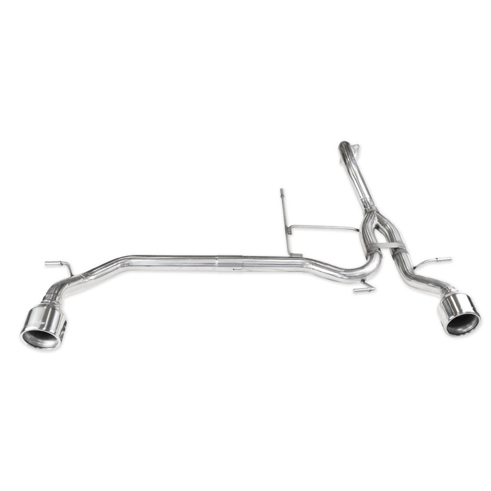 INOXCAR duplex rear exhaust without silencer SUZUKI Swift Sport 1,4 hybrid 2020 end pipe 102mm - IC-SUSW05102 - SUSW.05.102 - 3661768561379