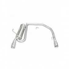 Duplex INOXCAR PEUGEOT 206 CC 2,0 16V 136 01-04 outlets round 80mm