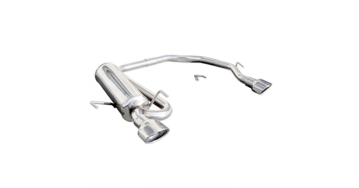 Duplex INOXCAR PEUGEOT 306 1,9 TD 1997- sorties ovales 120x80mm
