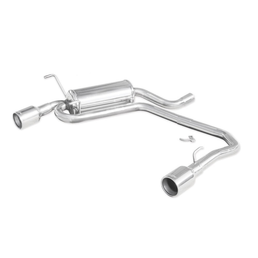 Duplex INOXCAR 406 2,0 T et 2,2 16V sorties rondes 102mm - IC-TWPE24102 - TWPE.24.102 - 3661768257371