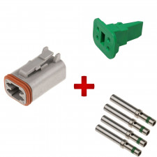 DEUTSCH DT male 4 poles connector complete kit