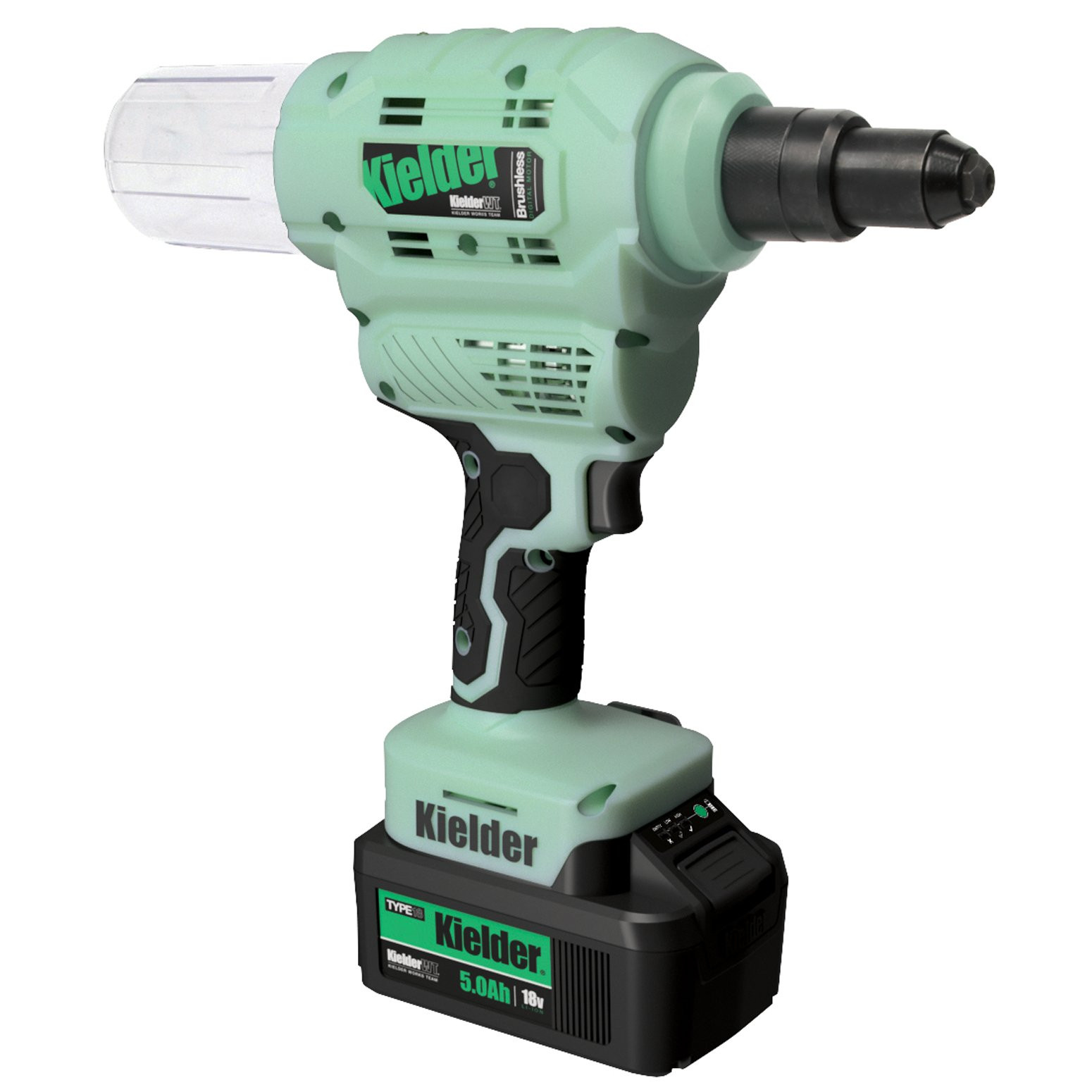 Rivettatrice KIELDER 18V 1 batteria 5Ah + valigetta + caricatore - KWT-009-03 - KWT-009-03EU - 3661768816516