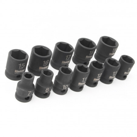 Schlagschrauber-Steckschlüssel kurz 3/8" 13 mm KIELDER