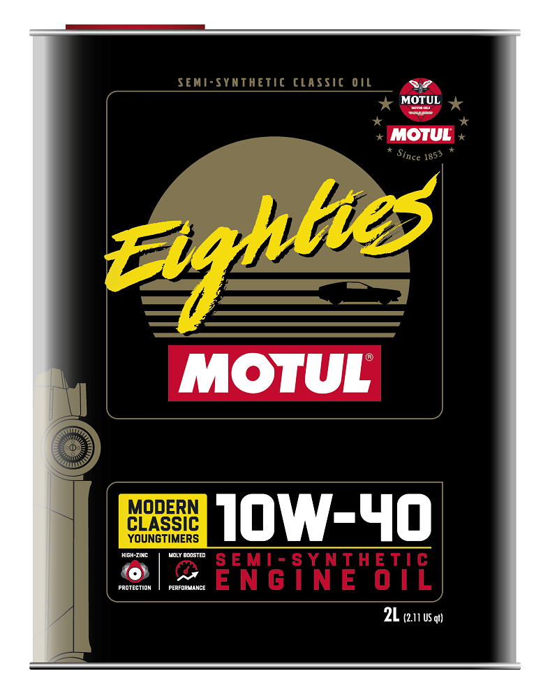 MOTUL Classic EIGHTIES 10w40 engine oil 2 liters - MOT-CLASSIC80 - 110619 - 3374650322230