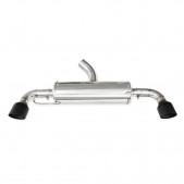 Inoxcar left + right muffler diameter 70mm Black Ceramic Toyota Yaris 1.6 GR after 2020