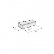 Protezione femminile per capicorda 6.3mm (200pezzi)
