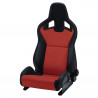 Siège baquet RECARO Sportster CS avec pack Climat - Dinamica Rouge / Simili Cuir Noir côté droit