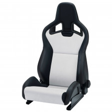 Schalensitz RECARO Sportster CS mit Climate Pack - Dinamica Grau / Kunstleder Schwarz rechte Seite