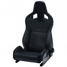 RECARO Sportster CS seat with side universal airbag - black leatherette