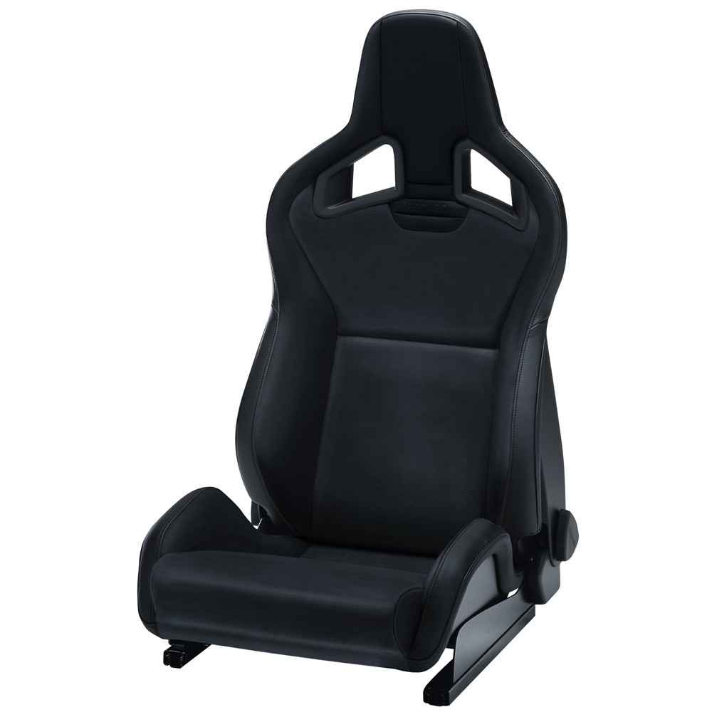 RECARO Sportster CS seat with side universal airbag - black leatherette - REC-411-00-1132 - 411.00.1132 - 3661768818138