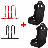 Pack GT2i Trackdays baquet + harnais Club