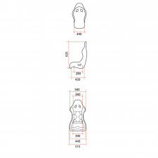 Pack 2 Baquets GT2I RACE-02L FIA
